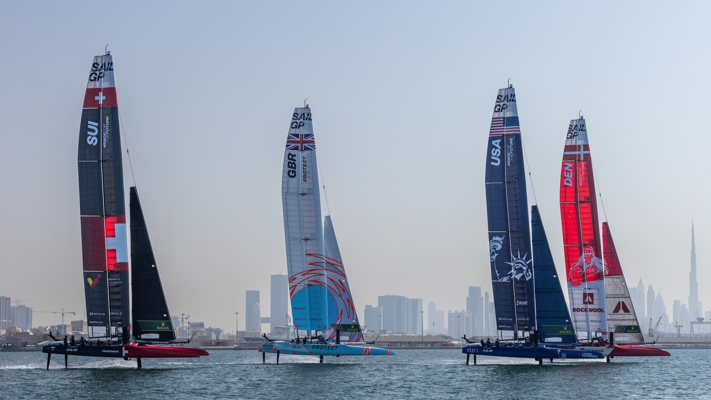  F50Catamaran  Sail GP 24/25  Act 1  Dubai UAE  First races today