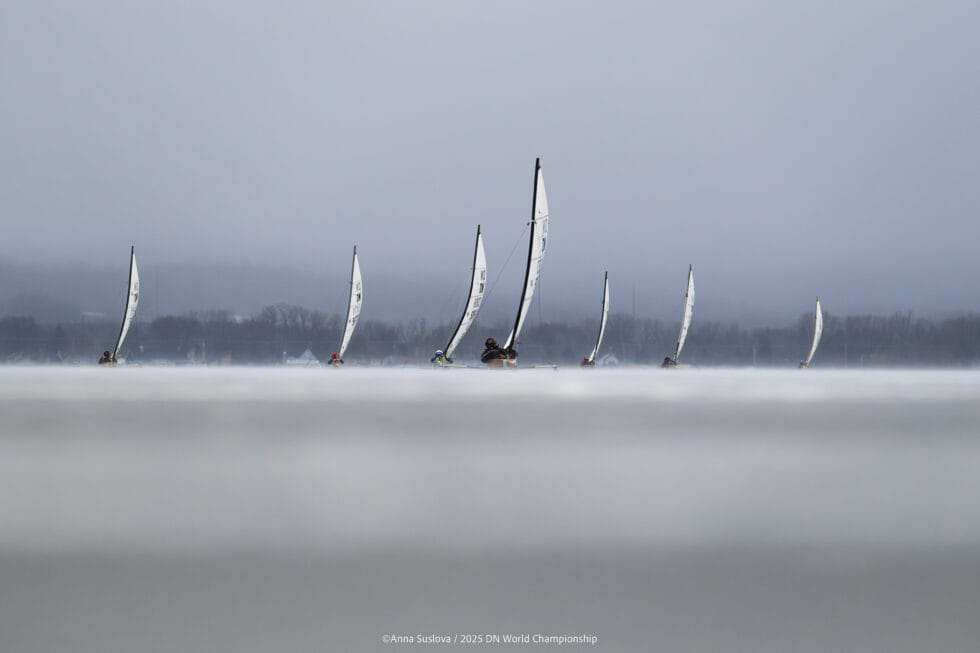  Ice Sailing  DN World Championship 2025  Lake Winnebago WI, USA  Day 2