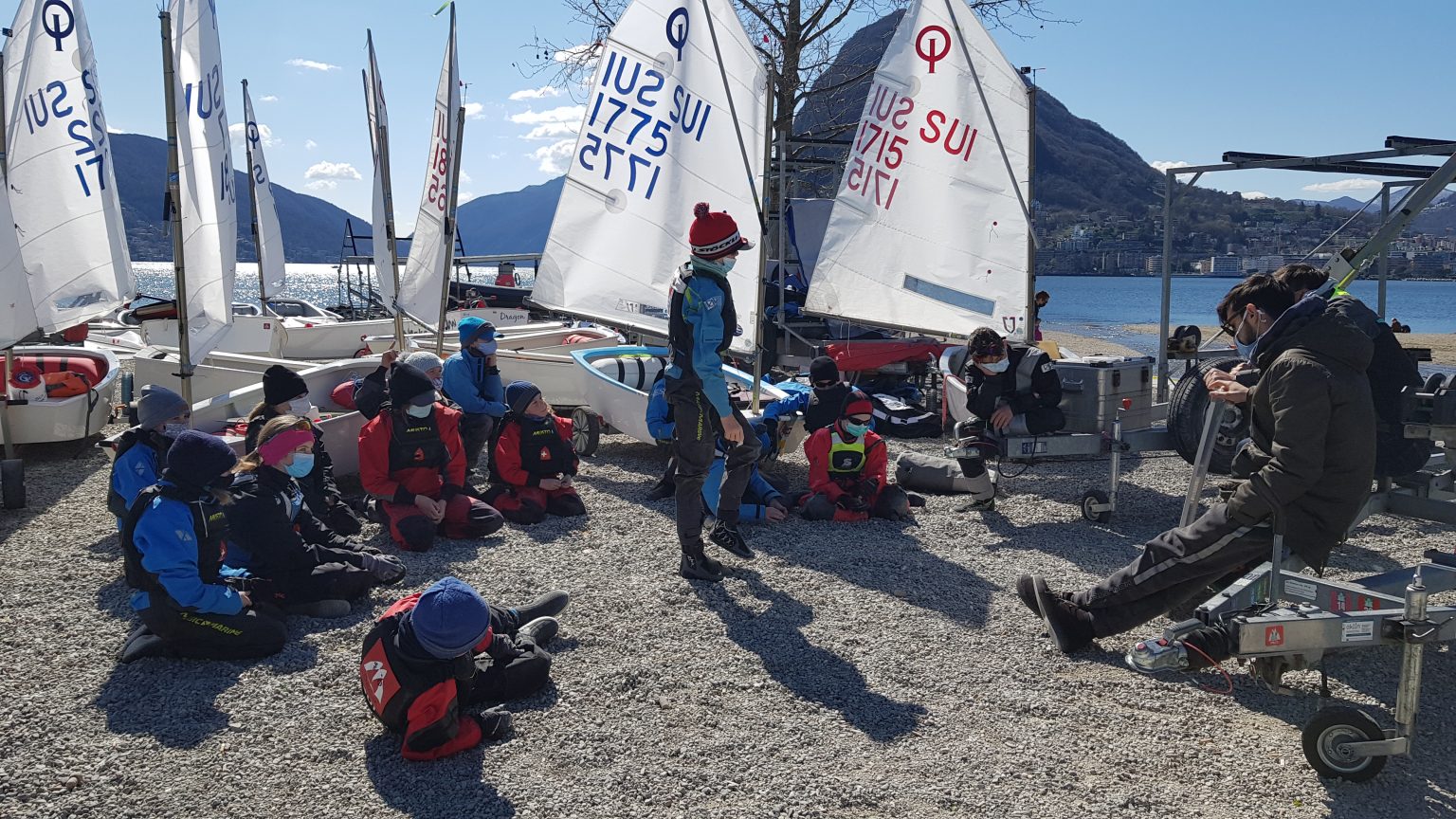  Optimist  Punktemeisterschaft  CV Lago di Lugano  Day 1