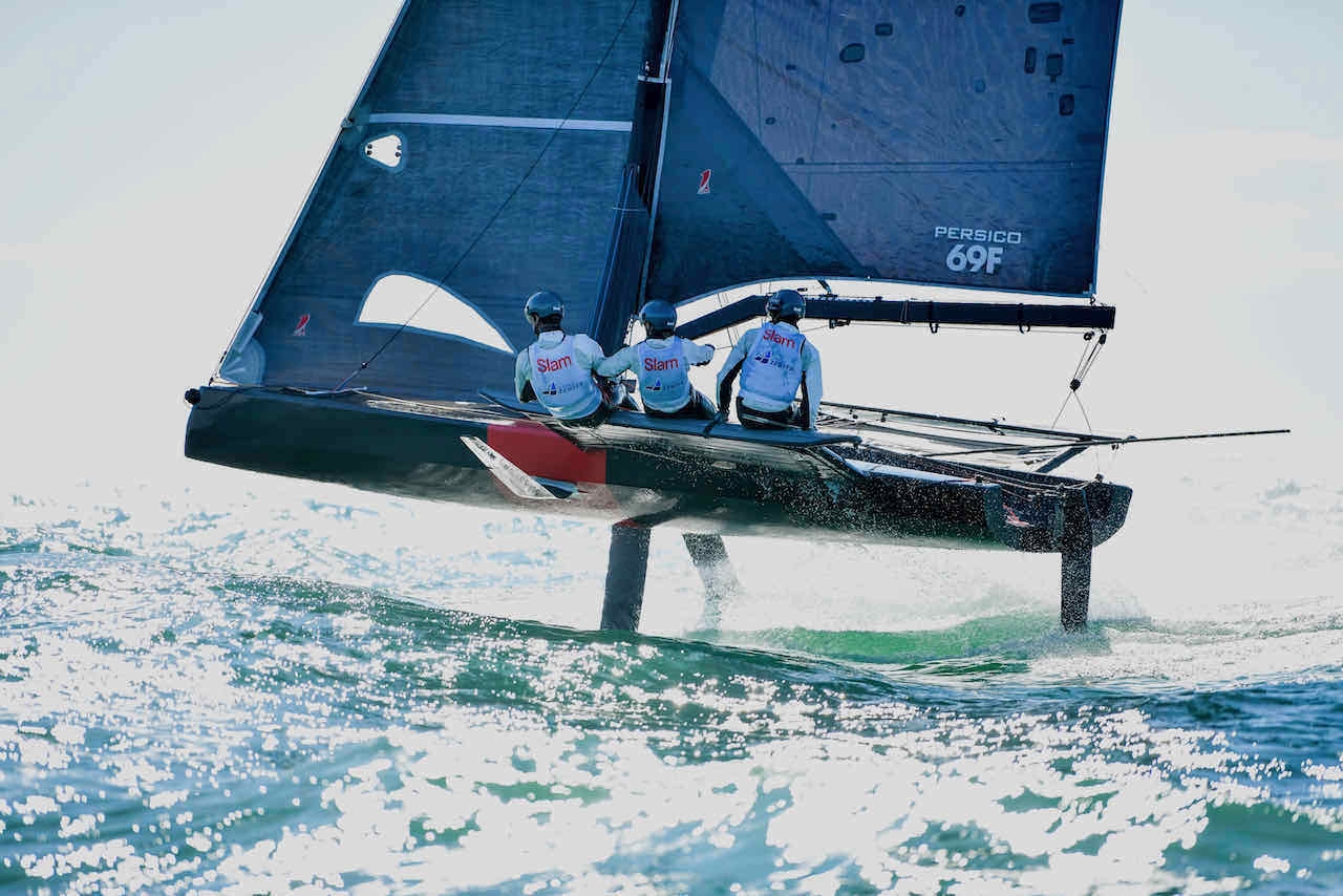  Persico 69  Youth Foiling GoldCup 2021  Gaeta ITA  8 teams from 8 nations including the USA participate