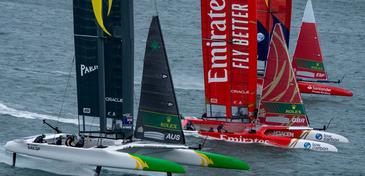  F50Catamaran  Sail GP 24/25  Act 2  Auckland NZL  Final results  Victory for Team Australia