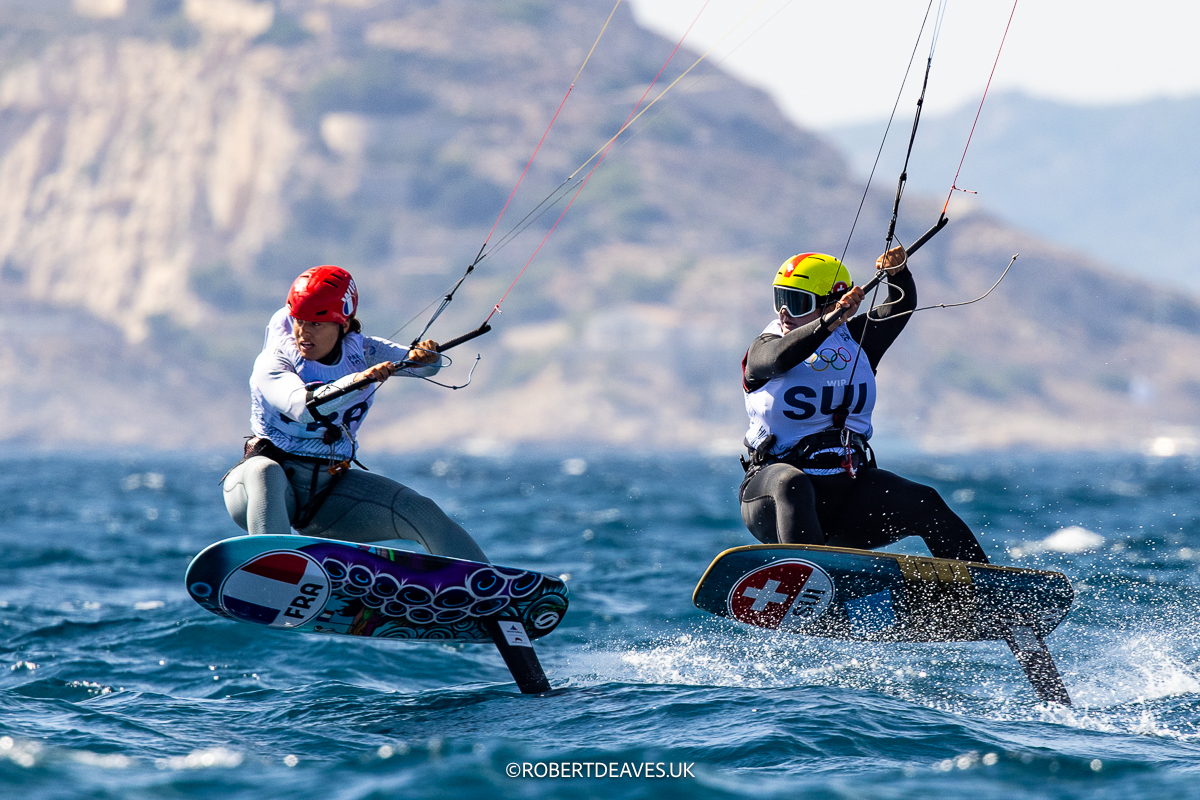  13:30h  Formula Kite Women  Olympic Games  Marseille FRA Day 9  Race victory for Elena Lengwiler SUI 