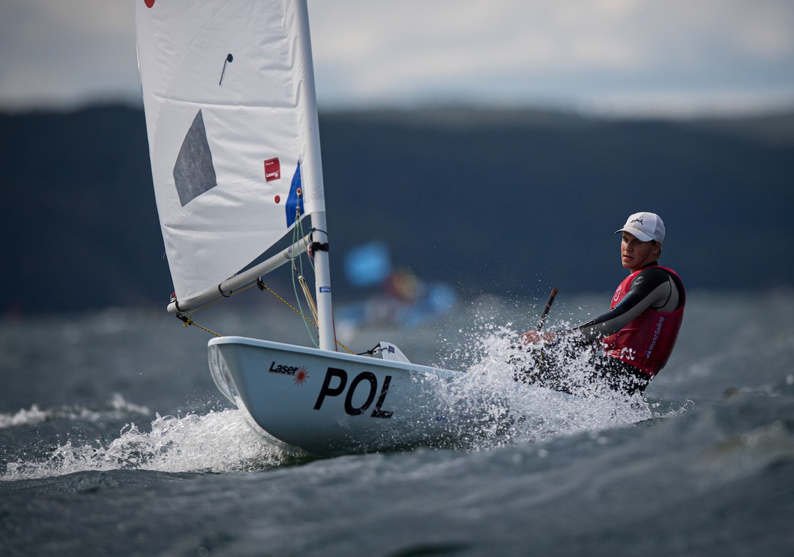 29er, 420, Laser Radial, Nacra 15, RS:X  Youth World Championship  Gdynia POL  Day 3, the Swiss