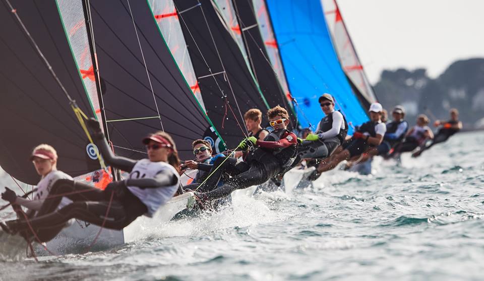  29er  European Championship 2019  Arco ITA  Day 4, best of 3 North American are Baker/Shelley USA on 14th