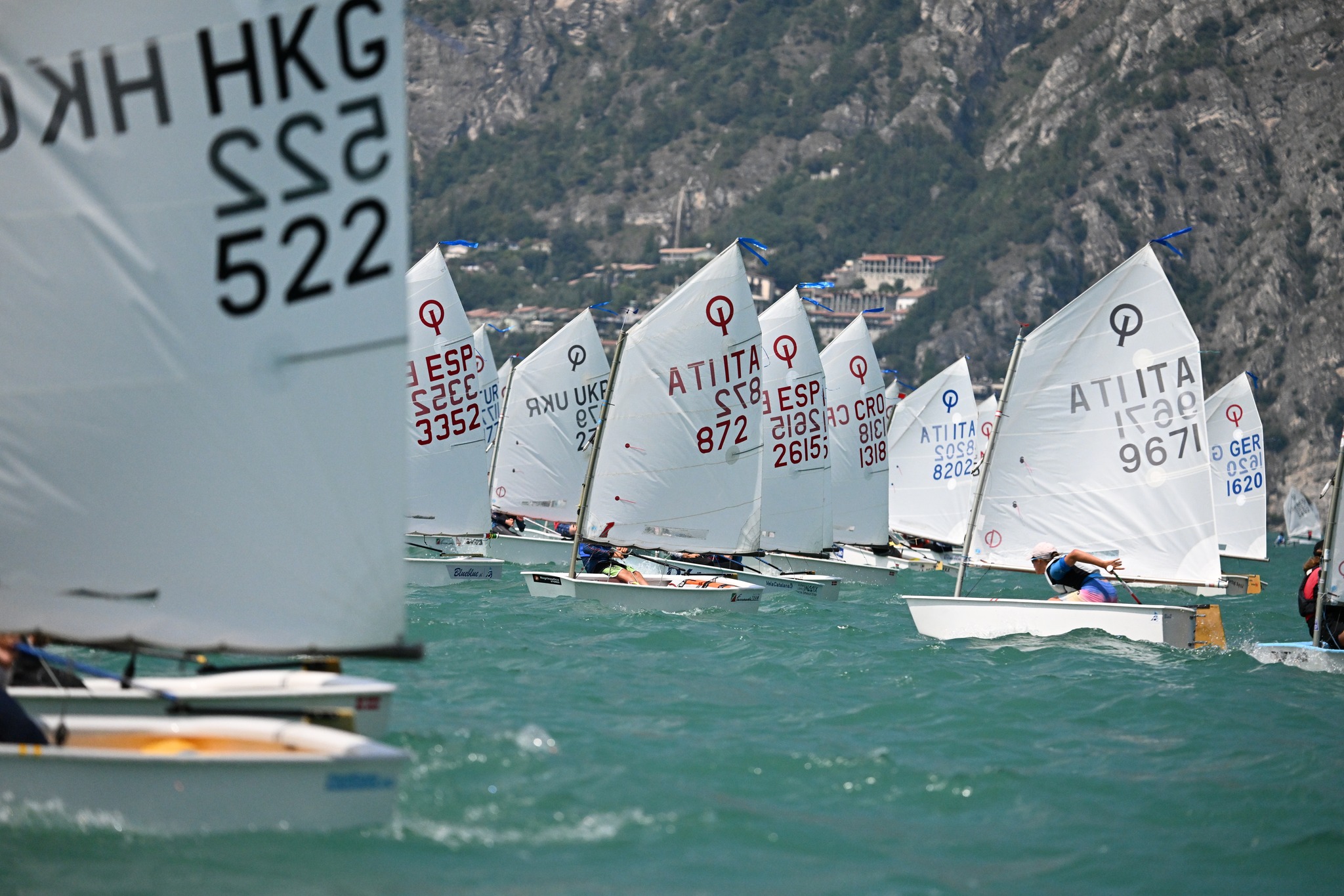  Optimist  Trofeo Simone Lombardi  Malcesine ITA  Day 1