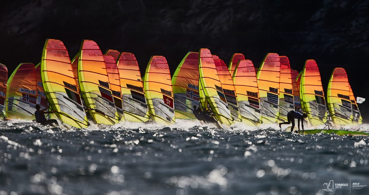  RS:XWindsurfing  World Championship  Torbole ITA  Day 1, Nores USA 11th after 3 races