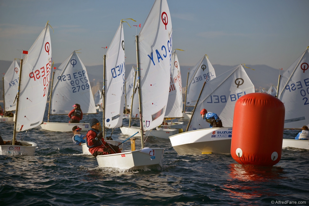  Optimist  Nations Cup  Palamo ESP  Day 1, the Swiss