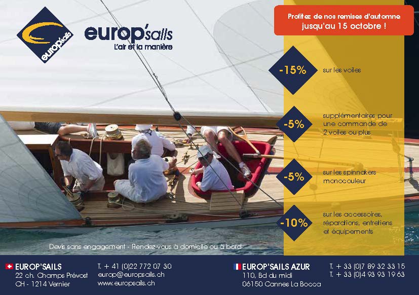  News von Europ'Sails  Jetzt HerbstRabatt