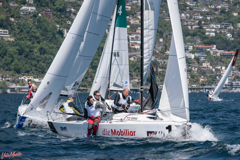  J/70  Swiss Sailing League  Act 1  YC Locarno  Day 2