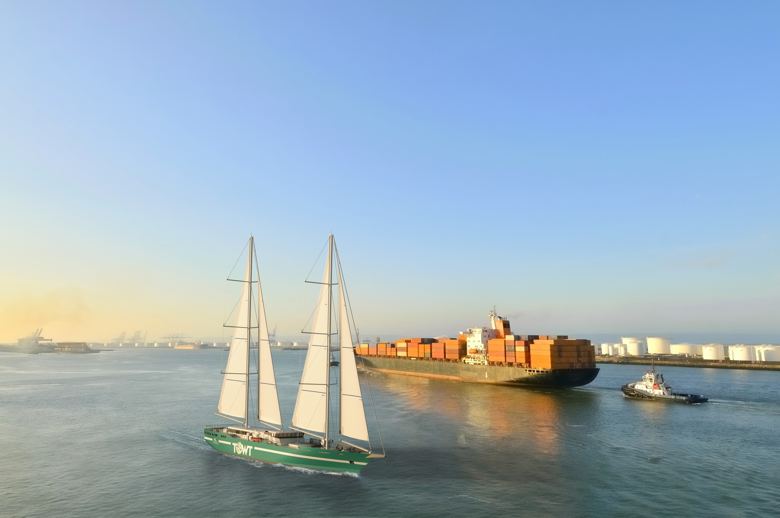  Merchant shipping with cargo sailing ships is back