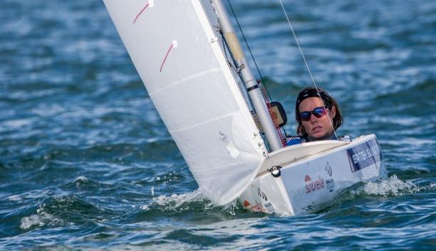  2.4m, Sonar  Paralympic Worldcup 2016  Hyeres FRA  Day 3, Doerr USA on top of Sonars