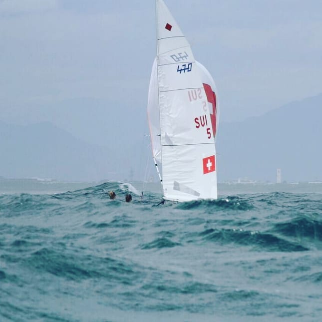  Olympic Worldcup 2018/19  Act 1  Enoshima JPN  Day 1, with NorAm top10 results in Radials, Finns, 49ers/49erFX, Nacra17