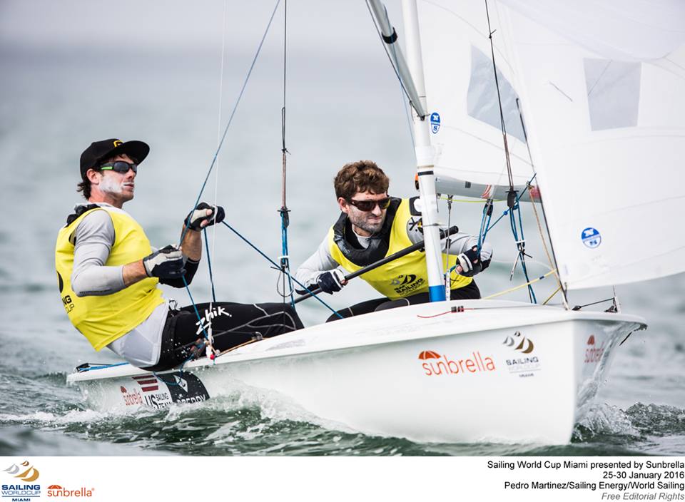  Olympic Worldup  Olympic Classes Regatta  Miami FL, USA  Day 4, with NorAm top10s in the Lasers, Finns, 470s, 49erFX and Nacras