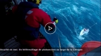  Stormy Sea Rescue by Helicopter - a video