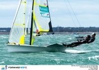  49er, 49erFX, Nacra 17 - Oceania Championship 2020 - Geelong AUS - Day 3, US teams in the Nacra17 and 49erFX top-10s