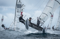  Nacra 15 - World Championship 2019 - Marseille FRA - Day 1 - Jack Sutter/Charlotte Versavel USA rank 24