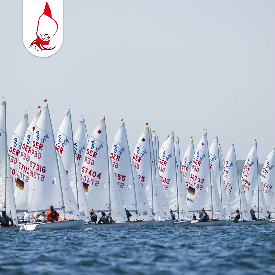  29er, 420, ILCA, Europe - Young European Sailing - Kiel GER - Day 2 - No wind
