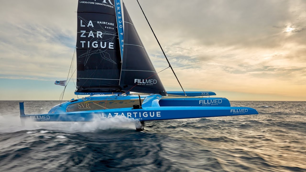  Trophée Jules Verne - Code Orange for the Ultime-Trimaran SVR Lazartigues