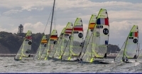  49er, 49erFX, Nacra 17 - Oceania Championship 2020 - Geelong AUS - Day 1, with 8 North American teams 